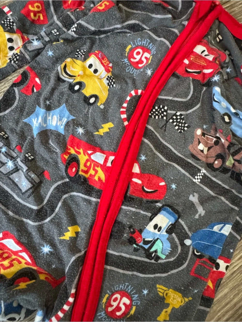 Disney Cars Little Sleepies Convertible Zippy 3-6 Months